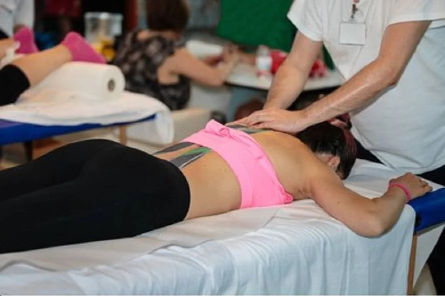 athletes back massage