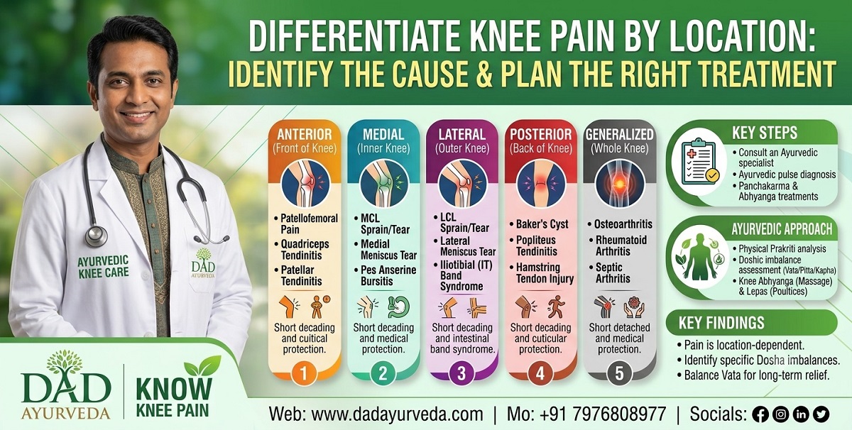 Differentiate Knee Pain by Location: Identify the Cause & Plan the Right Treatment