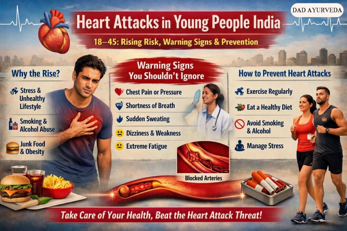 Heart Attacks in Young People (18–45)